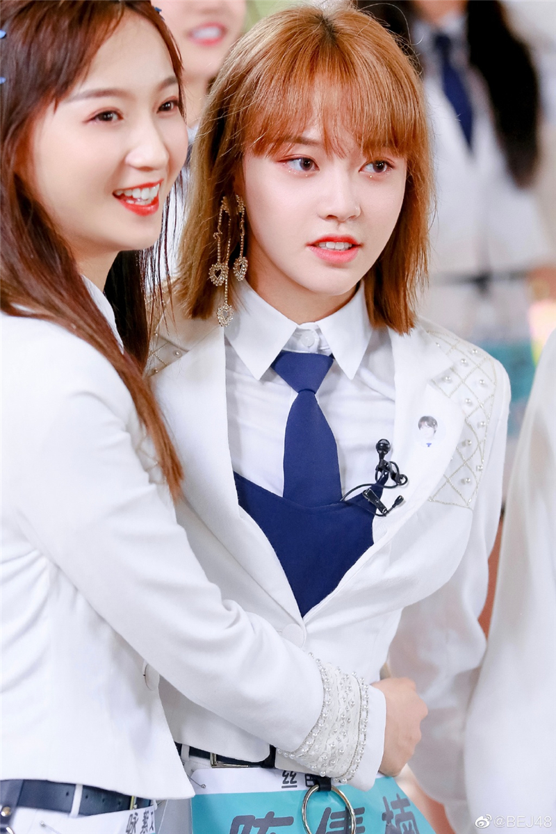 经过粉丝的投票,赵粤成为《对心》c位,而孙珍妮选择了《ice queen》